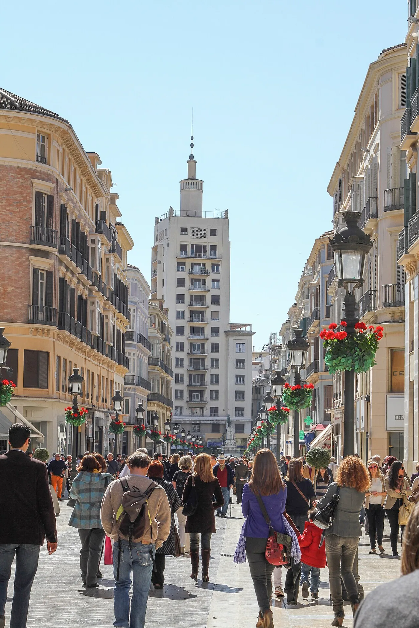 Calle Larios y centro de Málaga, Málaga