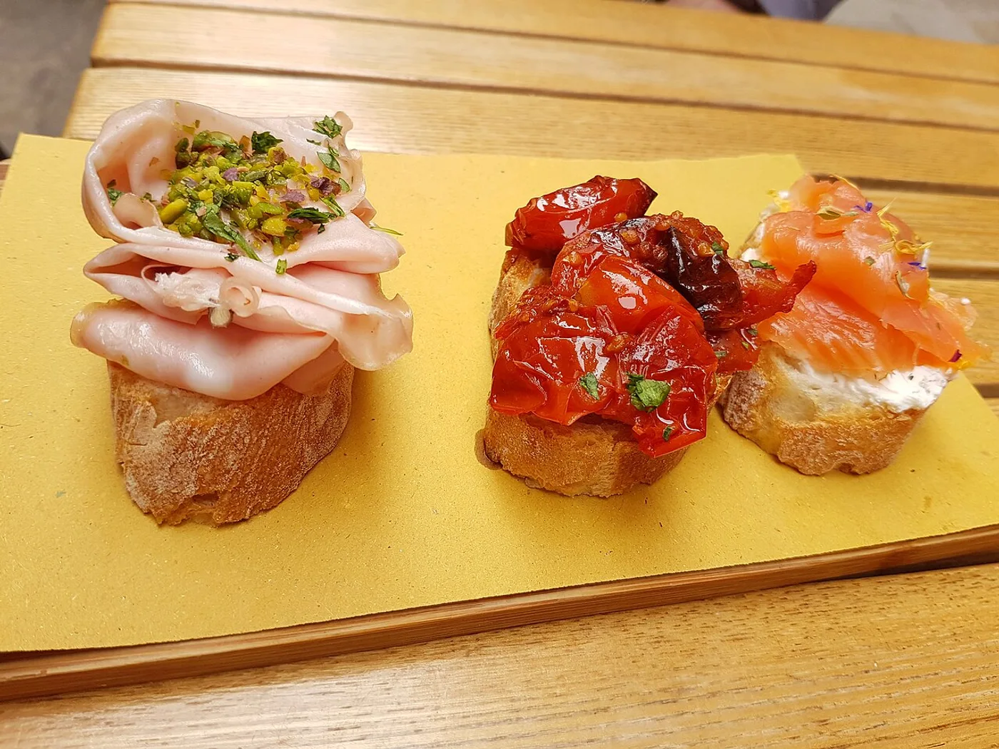 Cicchetti en los bacari, Venecia